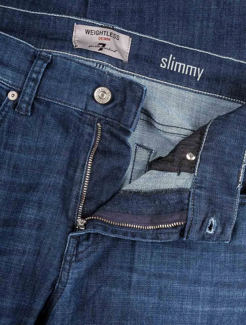 Slimmy | Weightless Washed Denim Jeans Blue