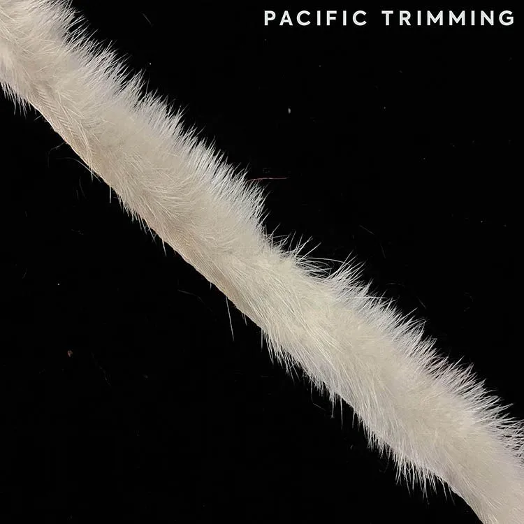 Soft Mink Fur Trims in Multiple Colors