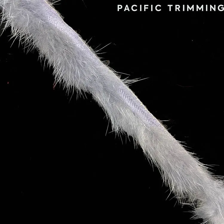 Soft Mink Fur Trims in Multiple Colors