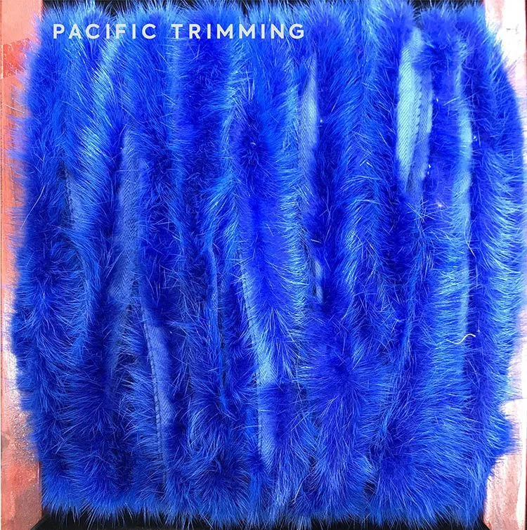 Soft Mink Fur Trims in Multiple Colors