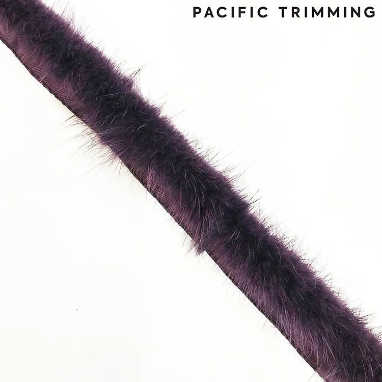 Soft Mink Fur Trims in Multiple Colors
