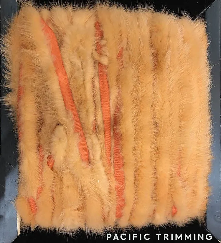 Soft Mink Fur Trims in Multiple Colors