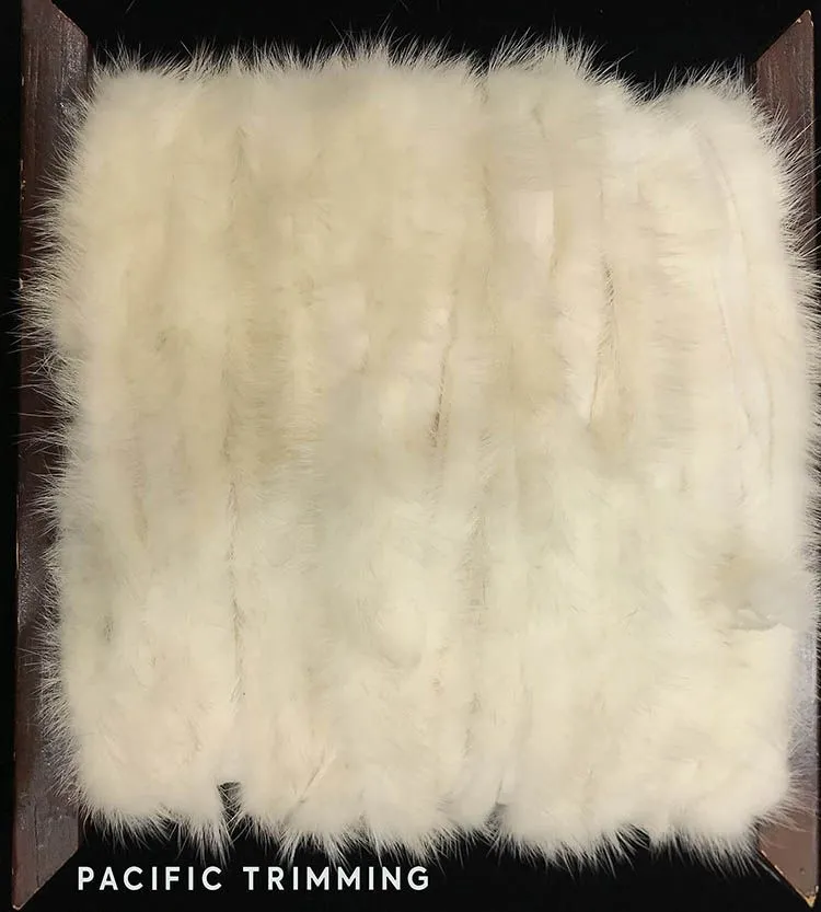 Soft Mink Fur Trims in Multiple Colors