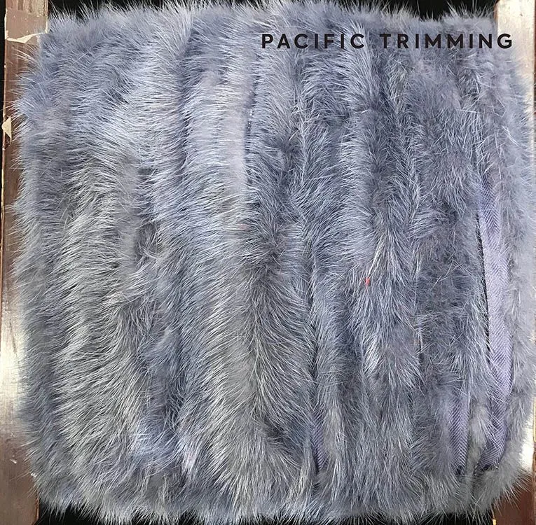 Soft Mink Fur Trims in Multiple Colors