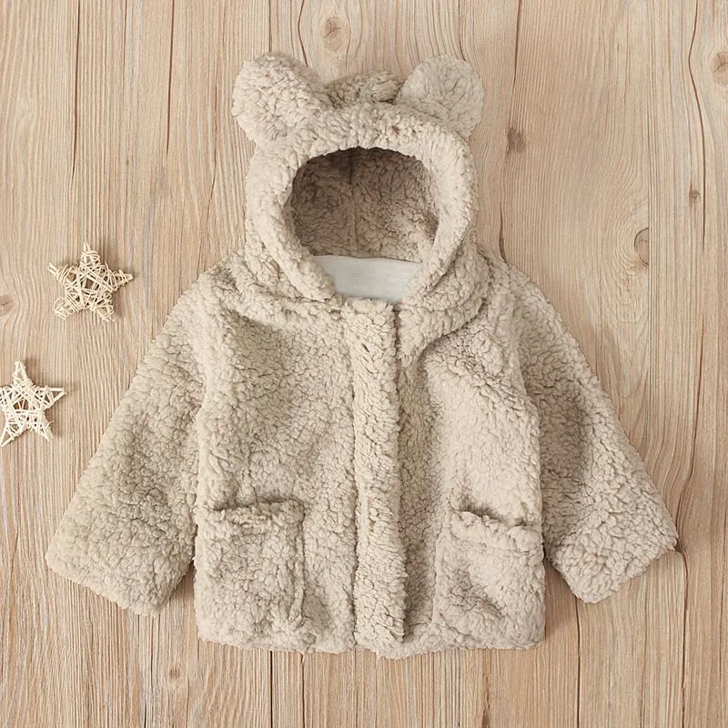 Soft Plush Bear Coat