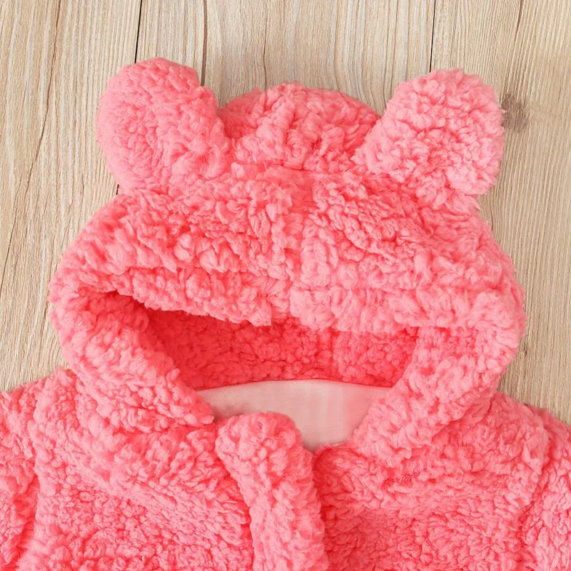 Soft Plush Bear Coat