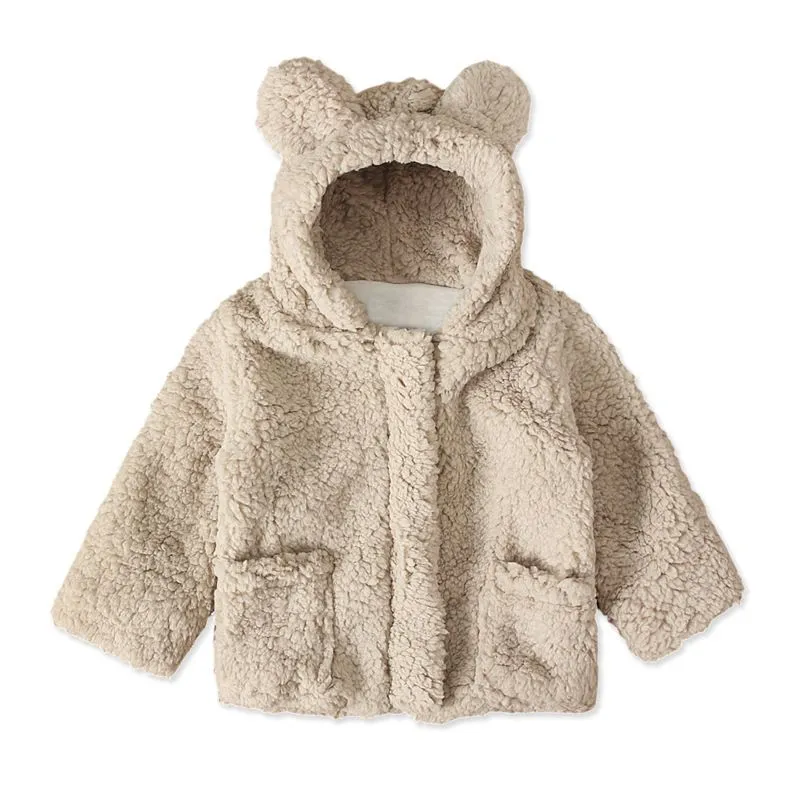 Soft Plush Bear Coat