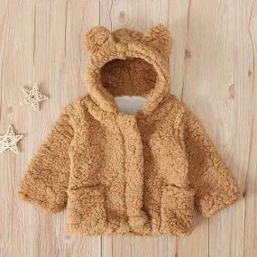 Soft Plush Bear Coat