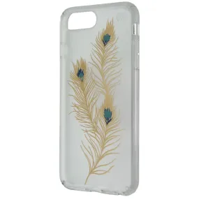 Speck Presidio Clear Print Hybrid Case for iPhone 7 Plus - Clear / Gold Feather