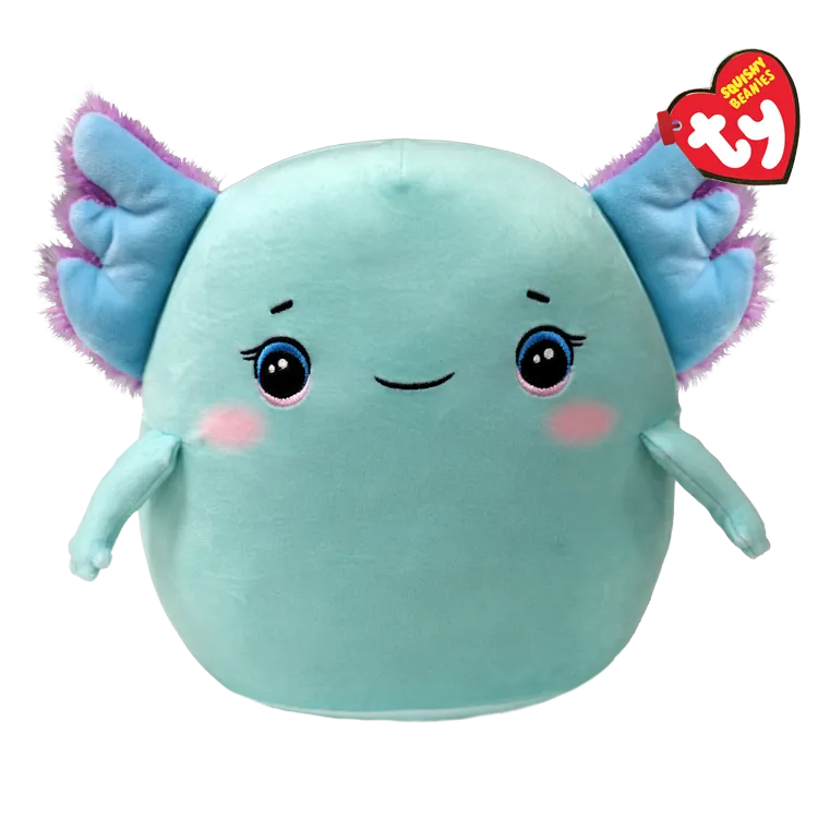 Squish A Boo - Charlie the Blue Axolotl - 10" Small