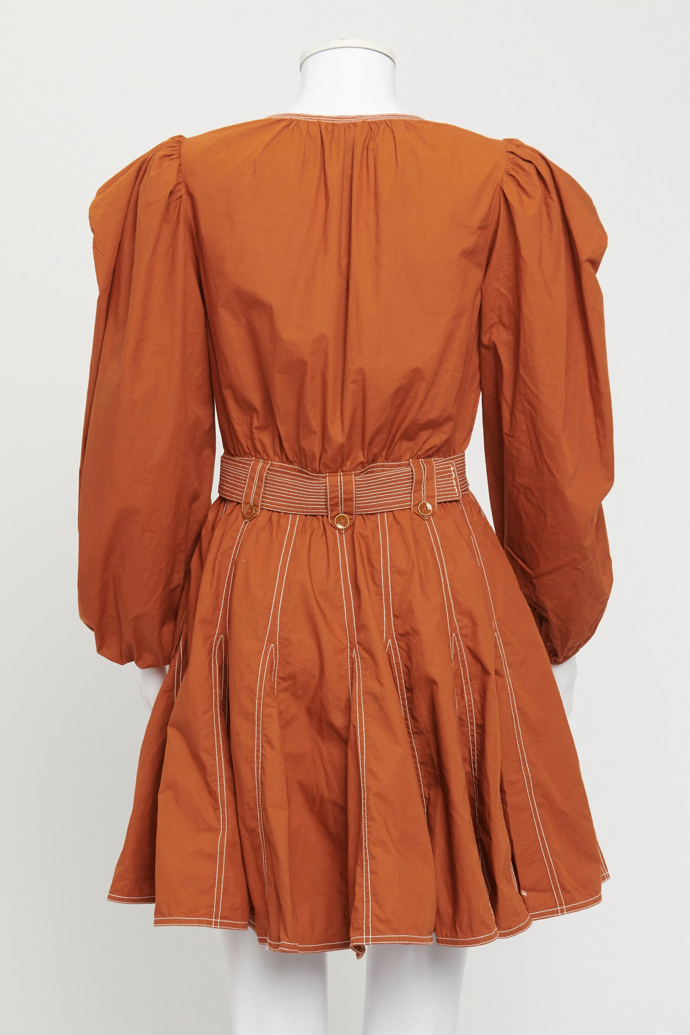 Sumac Orange Corliss Mini Dress