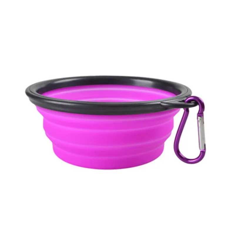 TravelFriendly Pet Food Bowl Collapsible  Resilient Dish for Pets