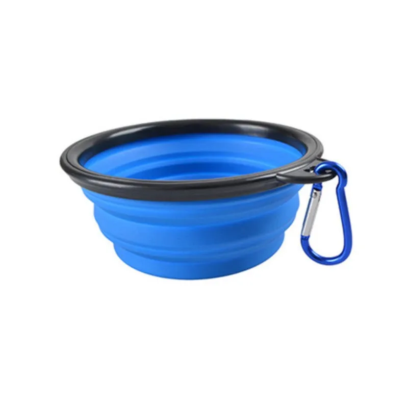 TravelFriendly Pet Food Bowl Collapsible  Resilient Dish for Pets