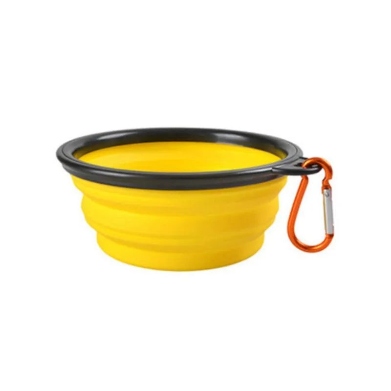 TravelFriendly Pet Food Bowl Collapsible  Resilient Dish for Pets
