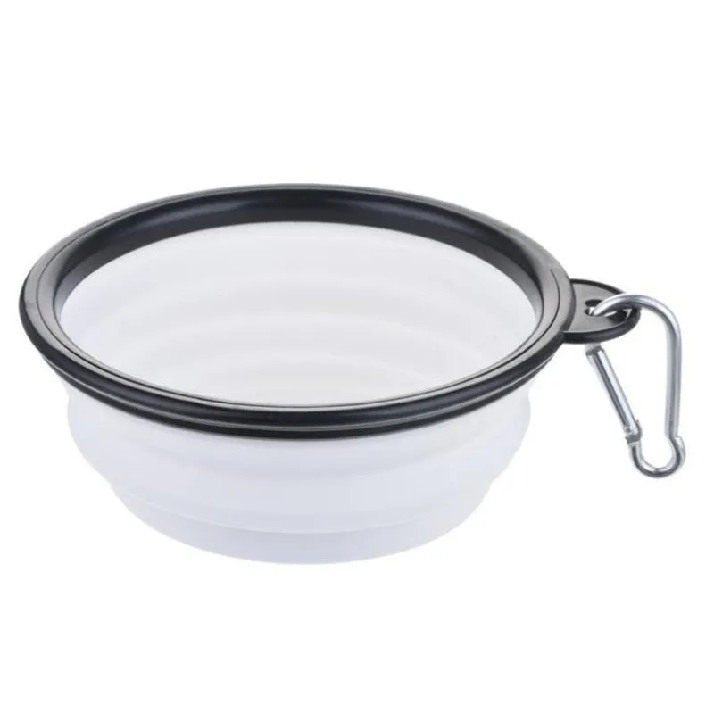 TravelFriendly Pet Food Bowl Collapsible  Resilient Dish for Pets