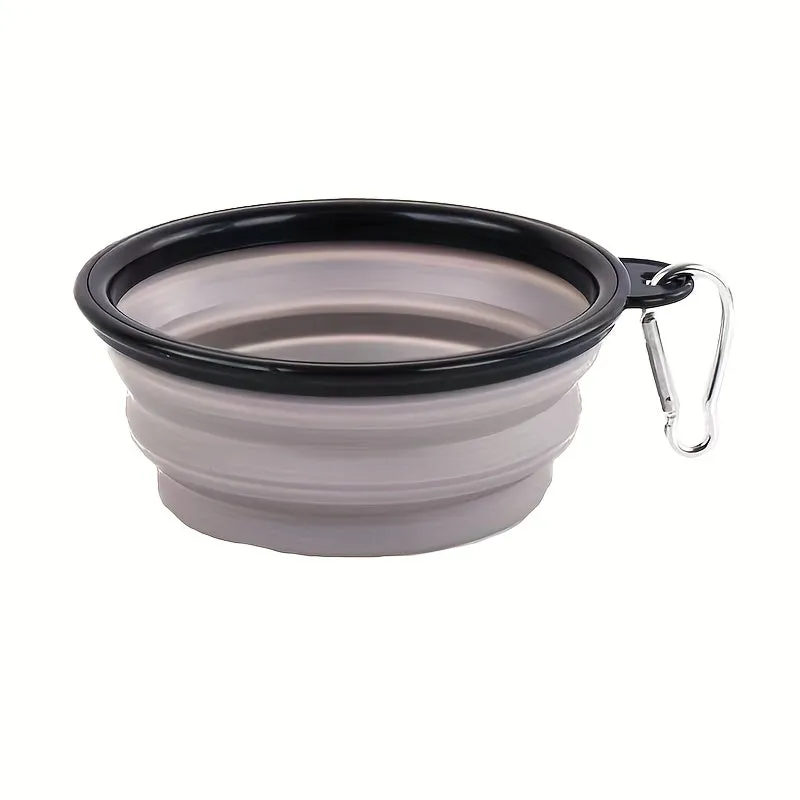 TravelFriendly Pet Food Bowl Collapsible  Resilient Dish for Pets
