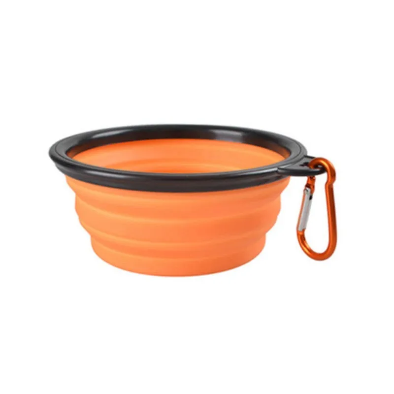TravelFriendly Pet Food Bowl Collapsible  Resilient Dish for Pets