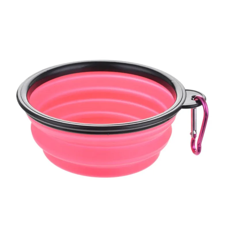 TravelFriendly Pet Food Bowl Collapsible  Resilient Dish for Pets