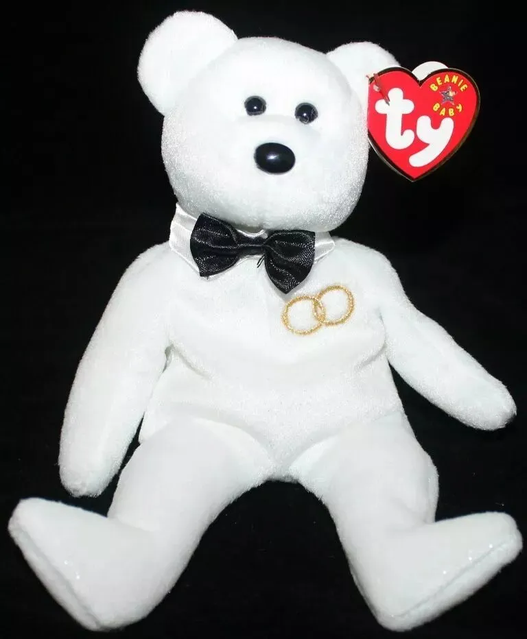 TY BEANIE Baby MR. the GROOM Bear by Ty Beanie Babie (8 inch)