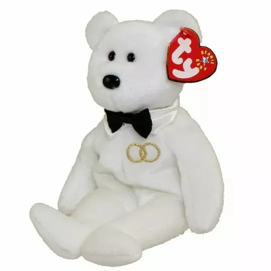 TY BEANIE Baby MR. the GROOM Bear by Ty Beanie Babie (8 inch)