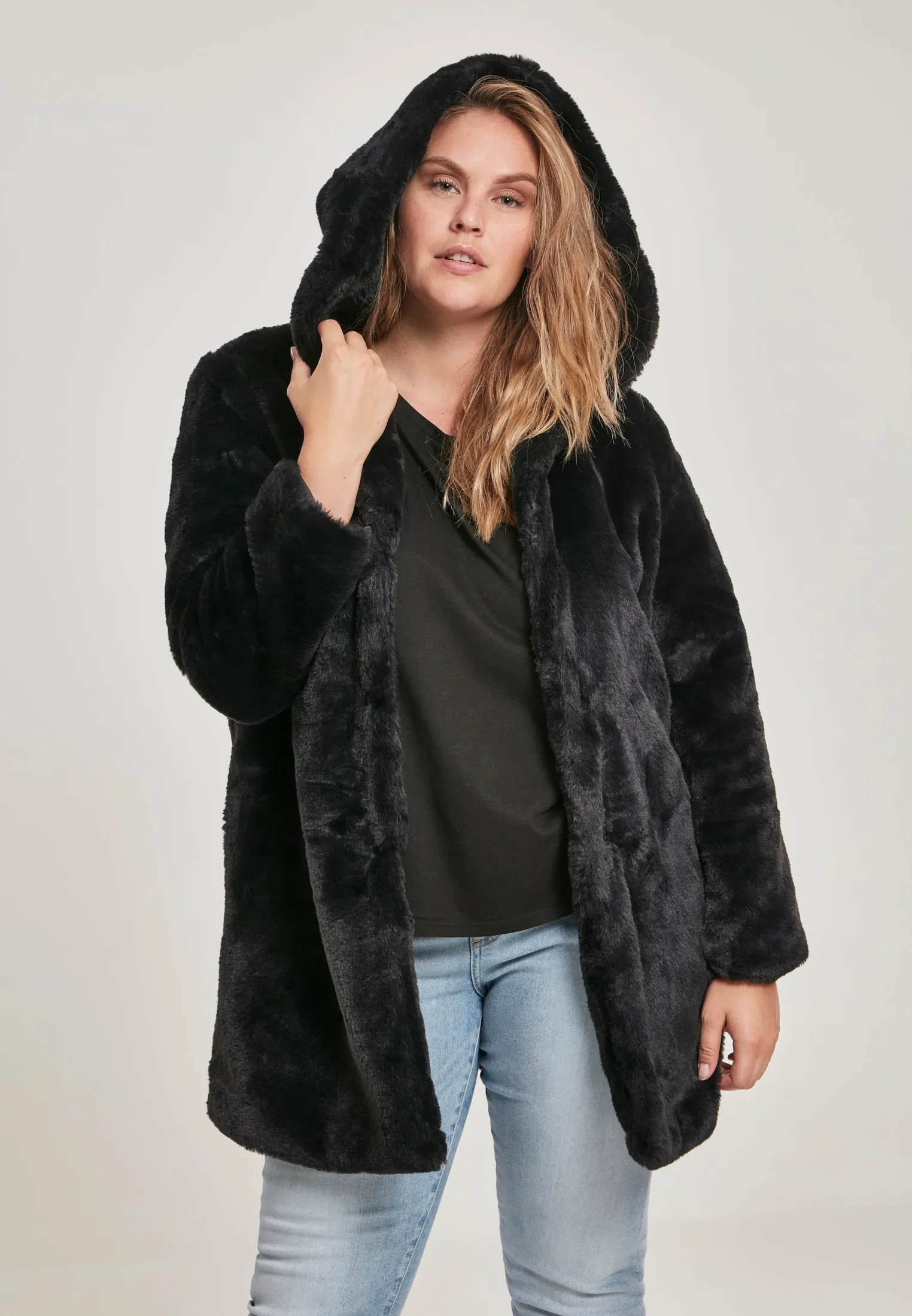 UC Hooded Teddy Coat