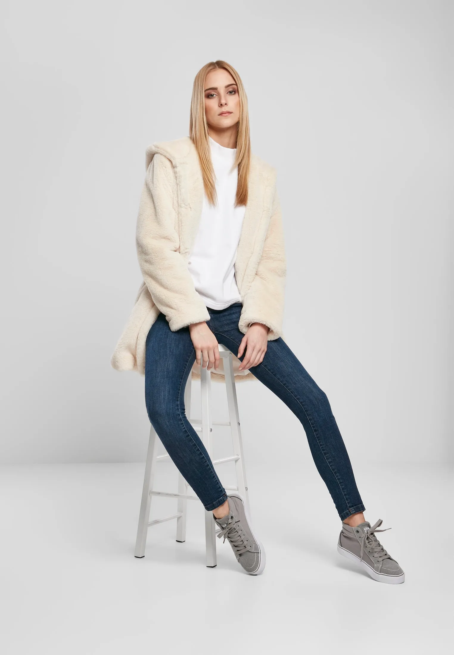 UC Hooded Teddy Coat