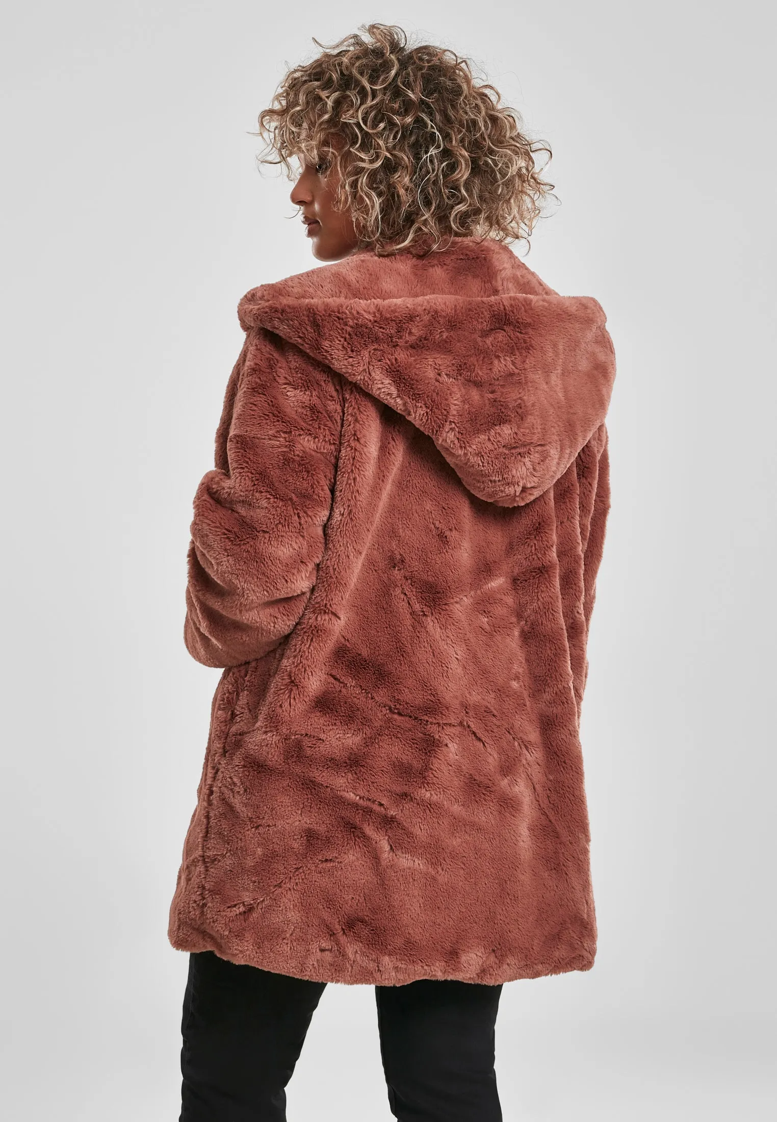 UC Hooded Teddy Coat