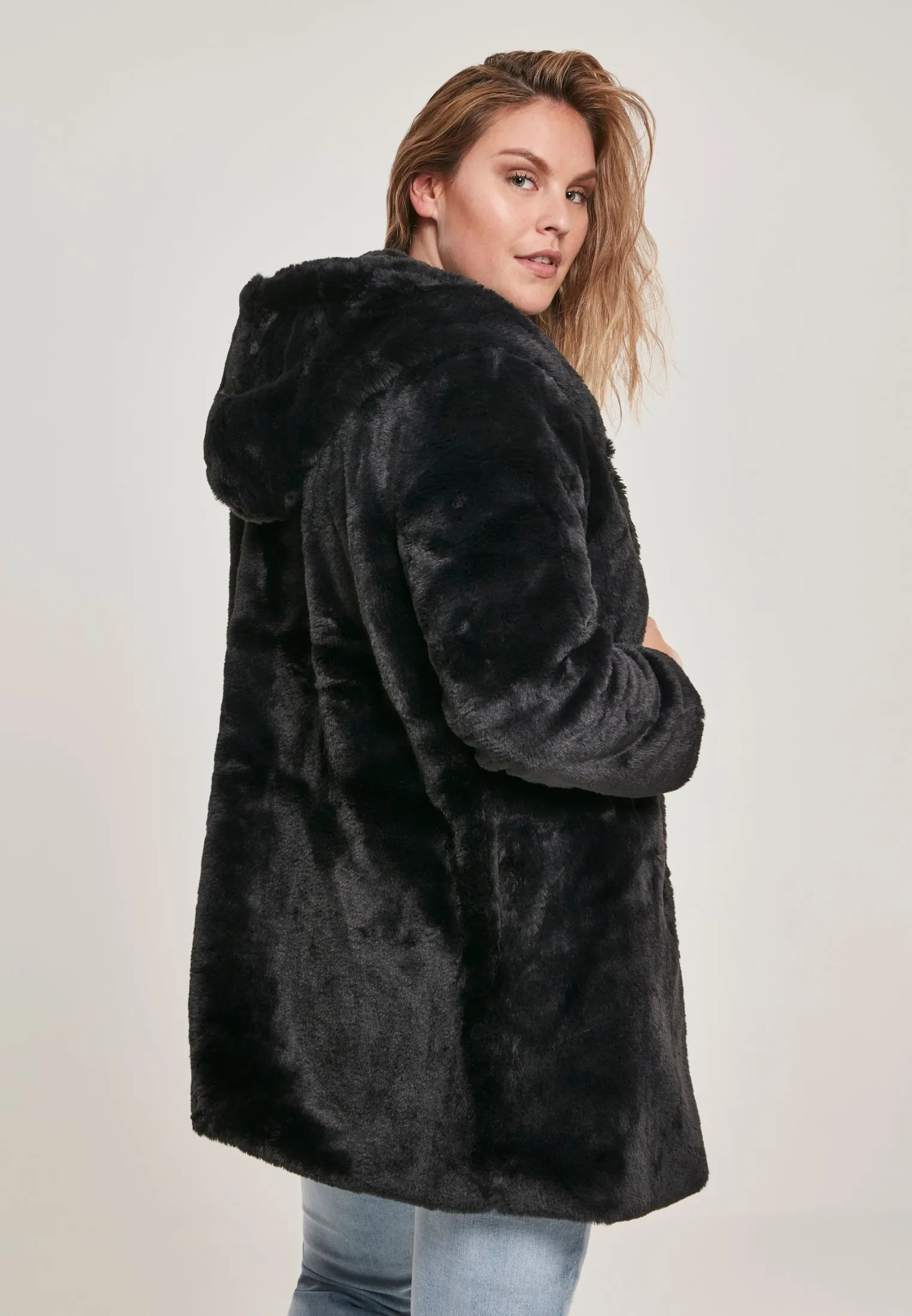 UC Hooded Teddy Coat