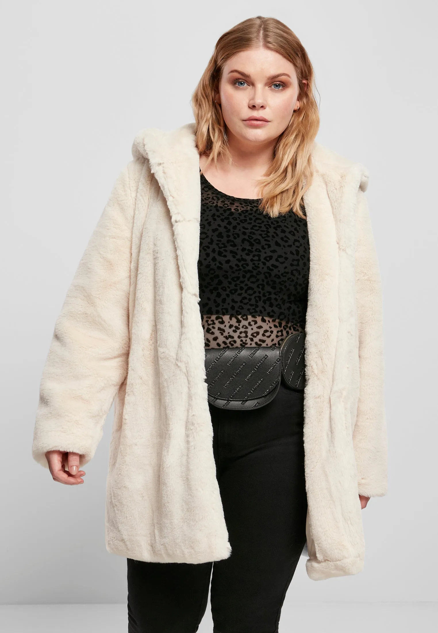 UC Hooded Teddy Coat