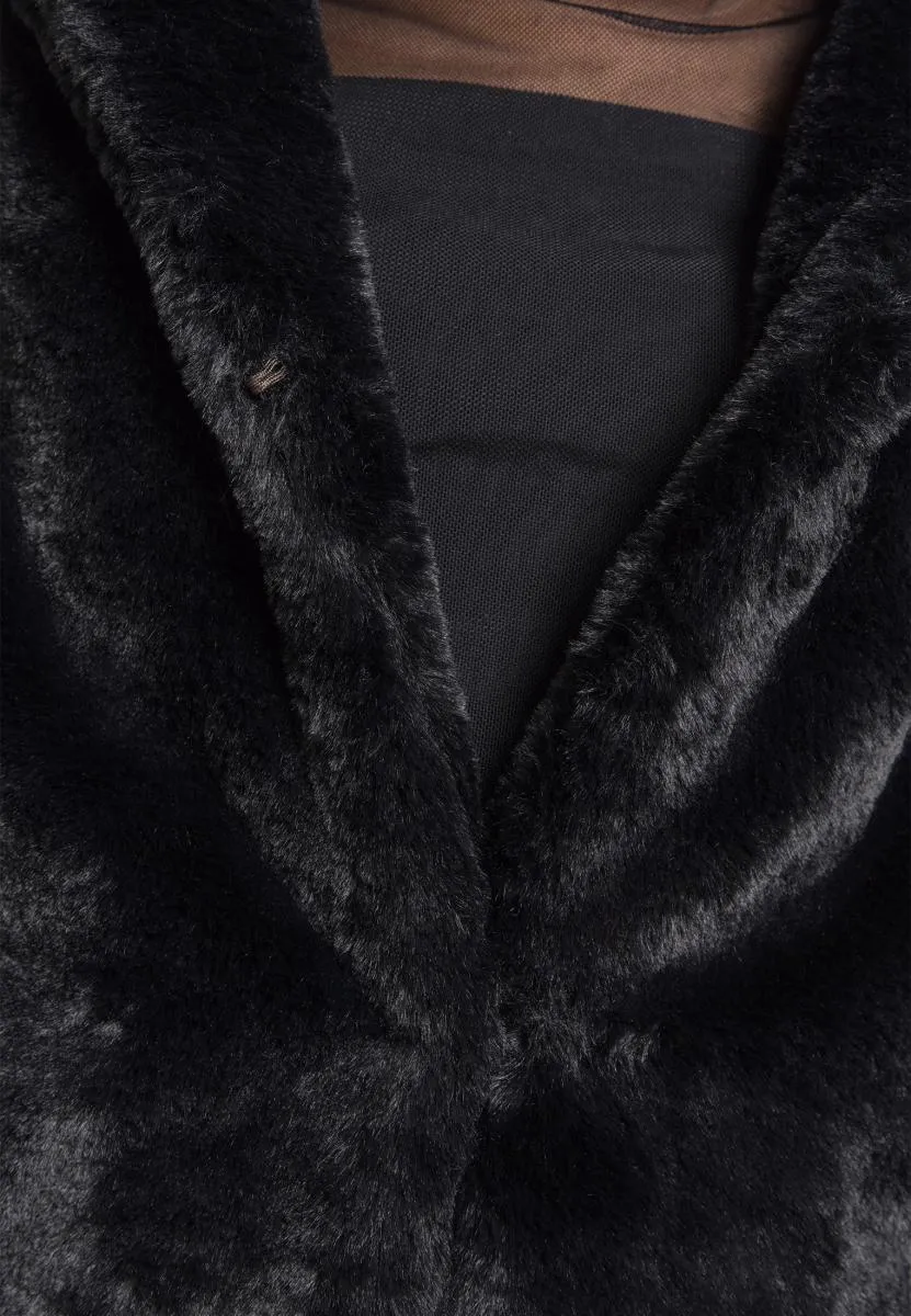 UC Hooded Teddy Coat