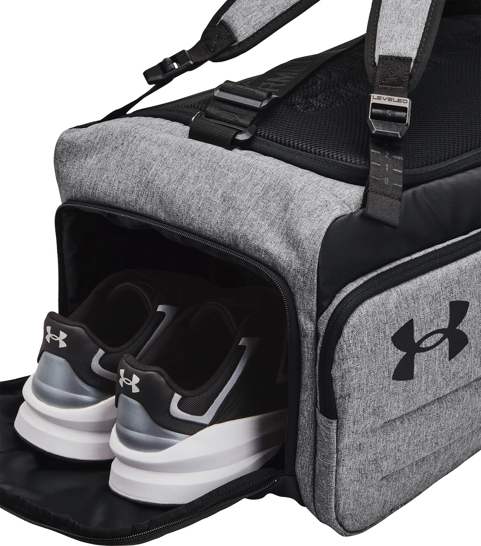 Under Armour Contain Duo Medium Backpack Holdall - Grey