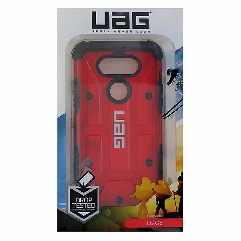 Urban Armor Gear Composite Hardshell Case Cover for LG G5 - Red / Black