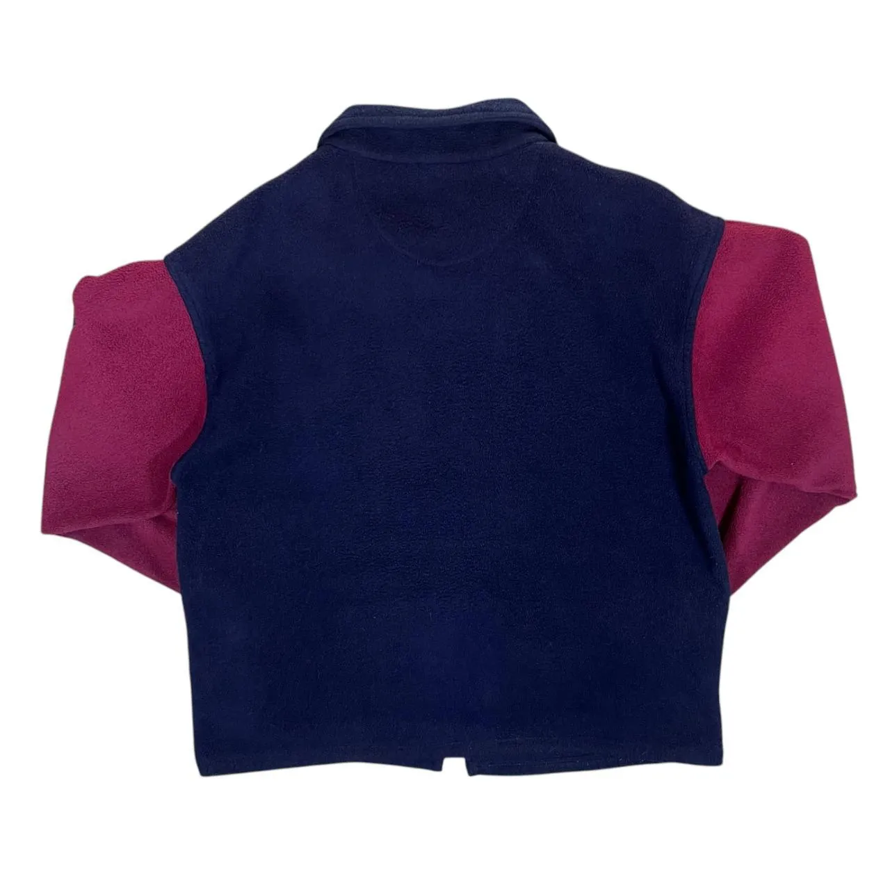 Vintage ASTON VILLA FC Football Colour Block Zip Fleece Jacket