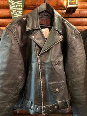 Vintage USA Leather World Biker Jacket 16, L-XL