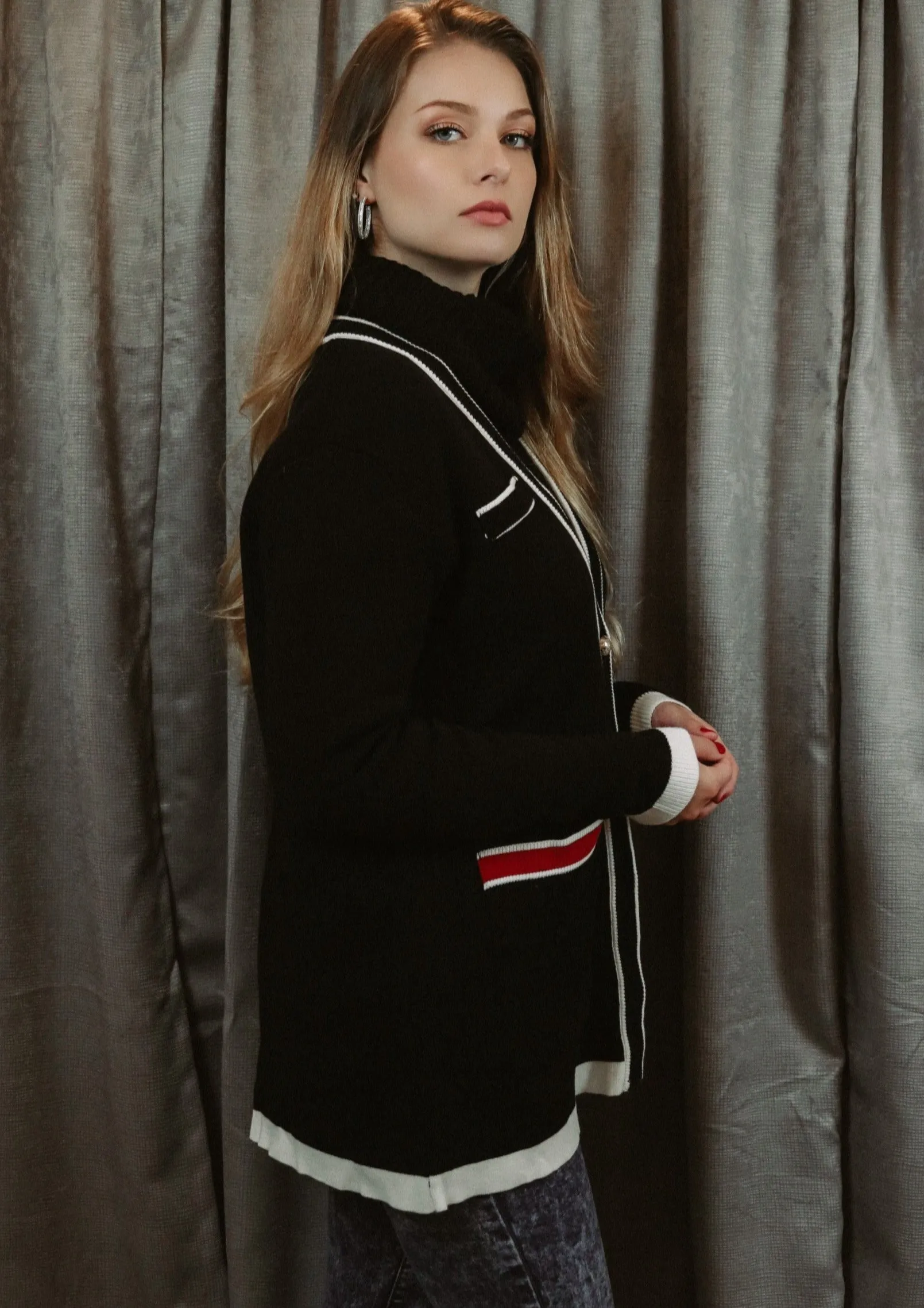 Vivian Black Cardigan