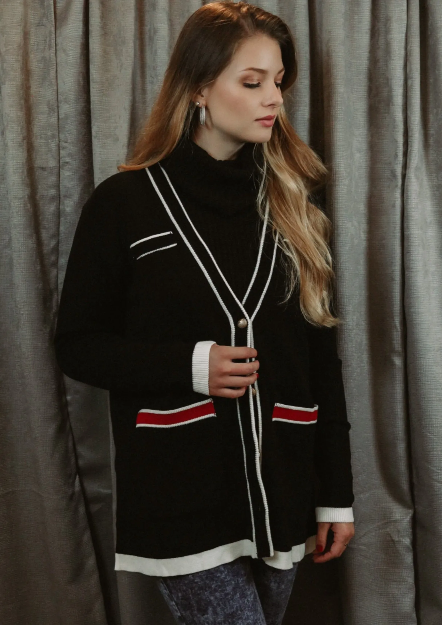 Vivian Black Cardigan