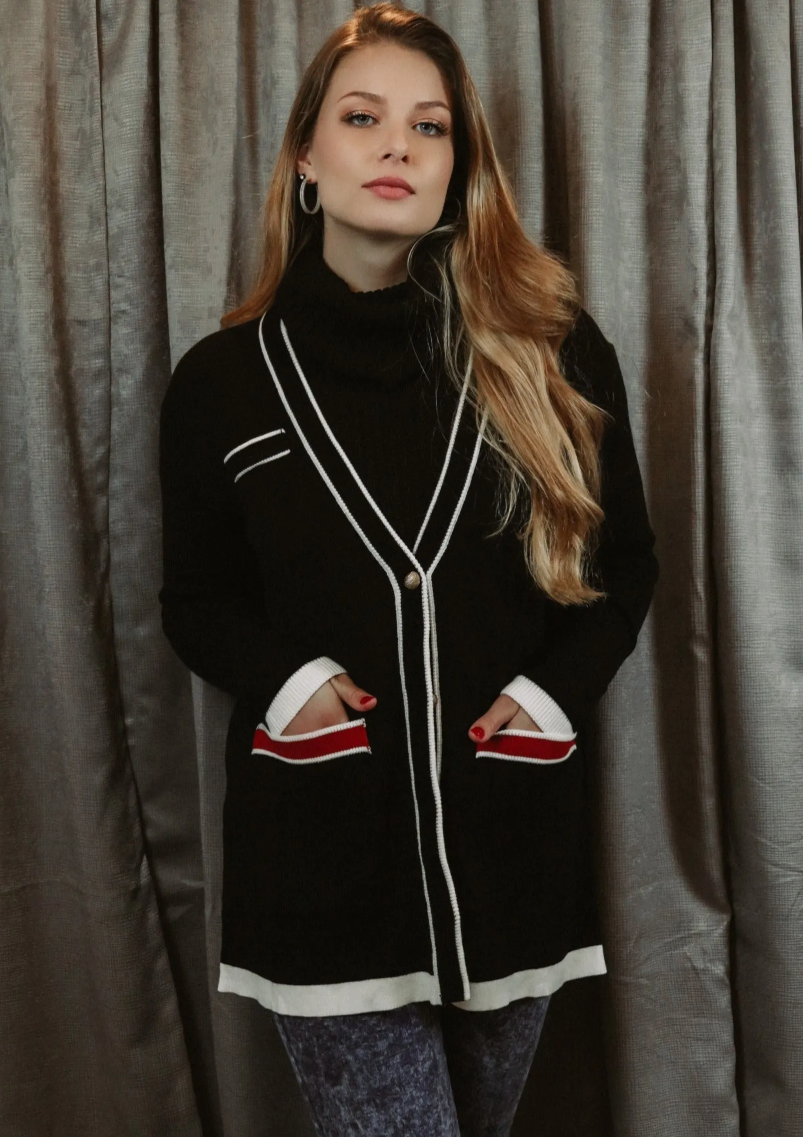 Vivian Black Cardigan