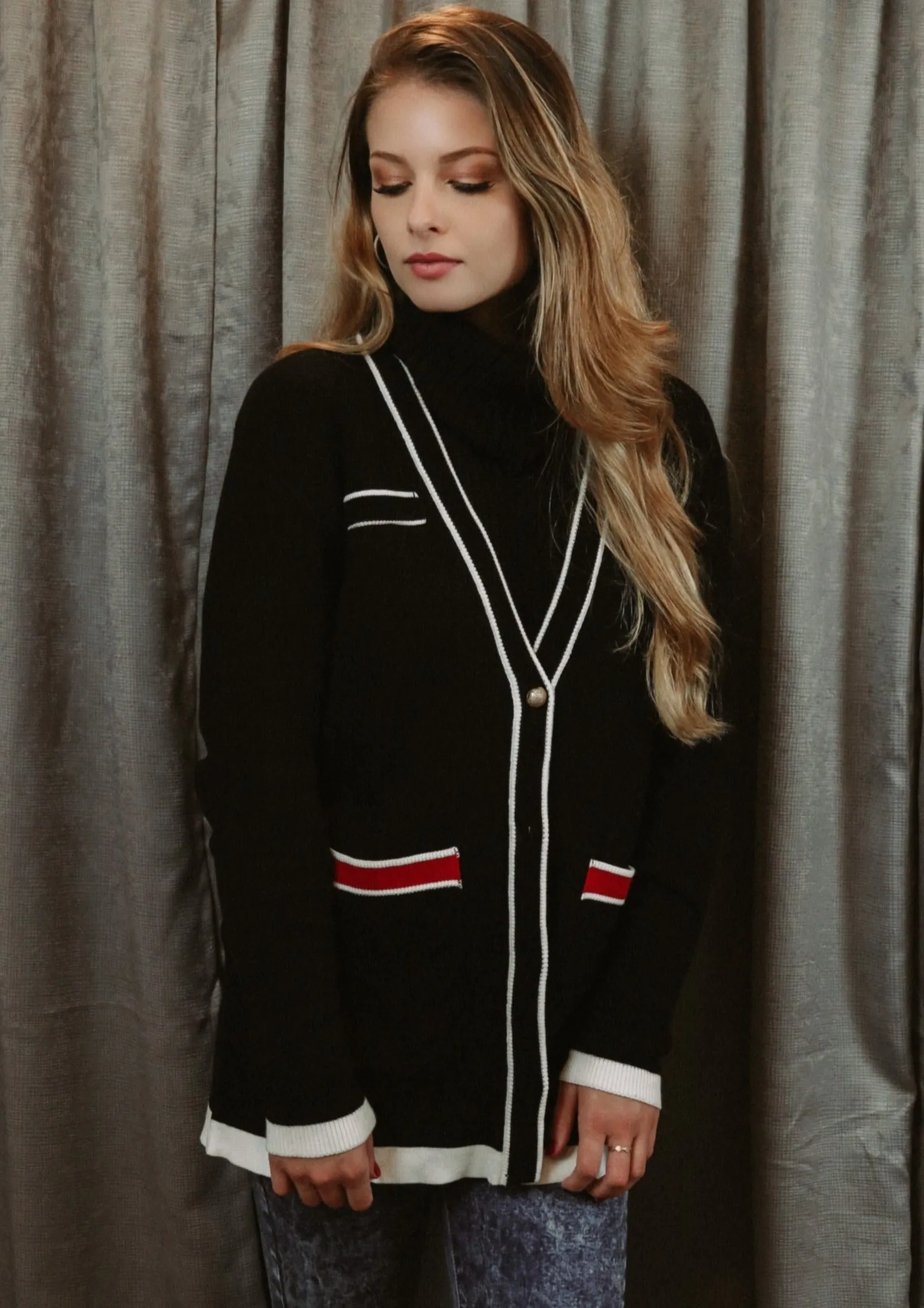 Vivian Black Cardigan