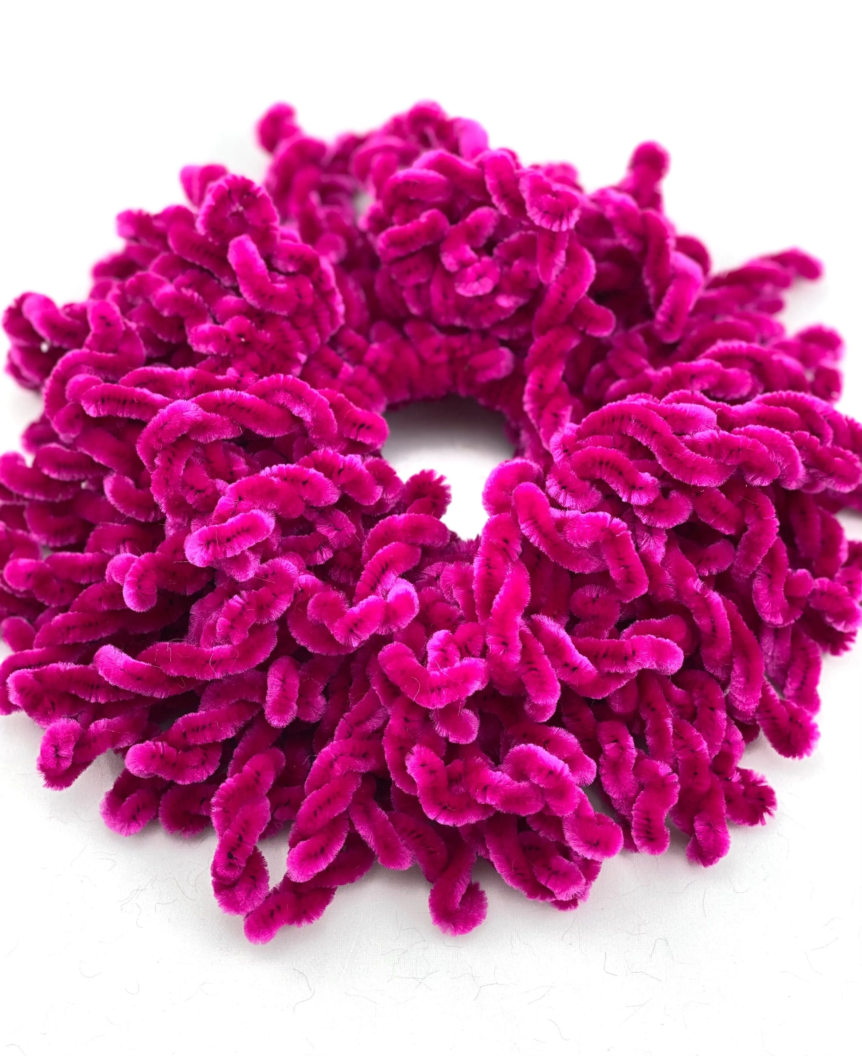 Volumizing Scrunchie Band - Fuchsia
