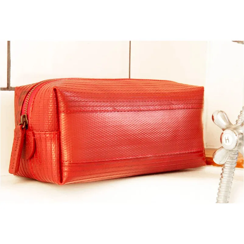Washbag Medium - Black with Yellow Trim