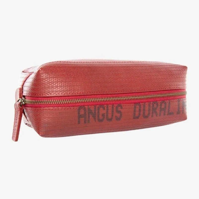 Washbag Medium - Black with Yellow Trim