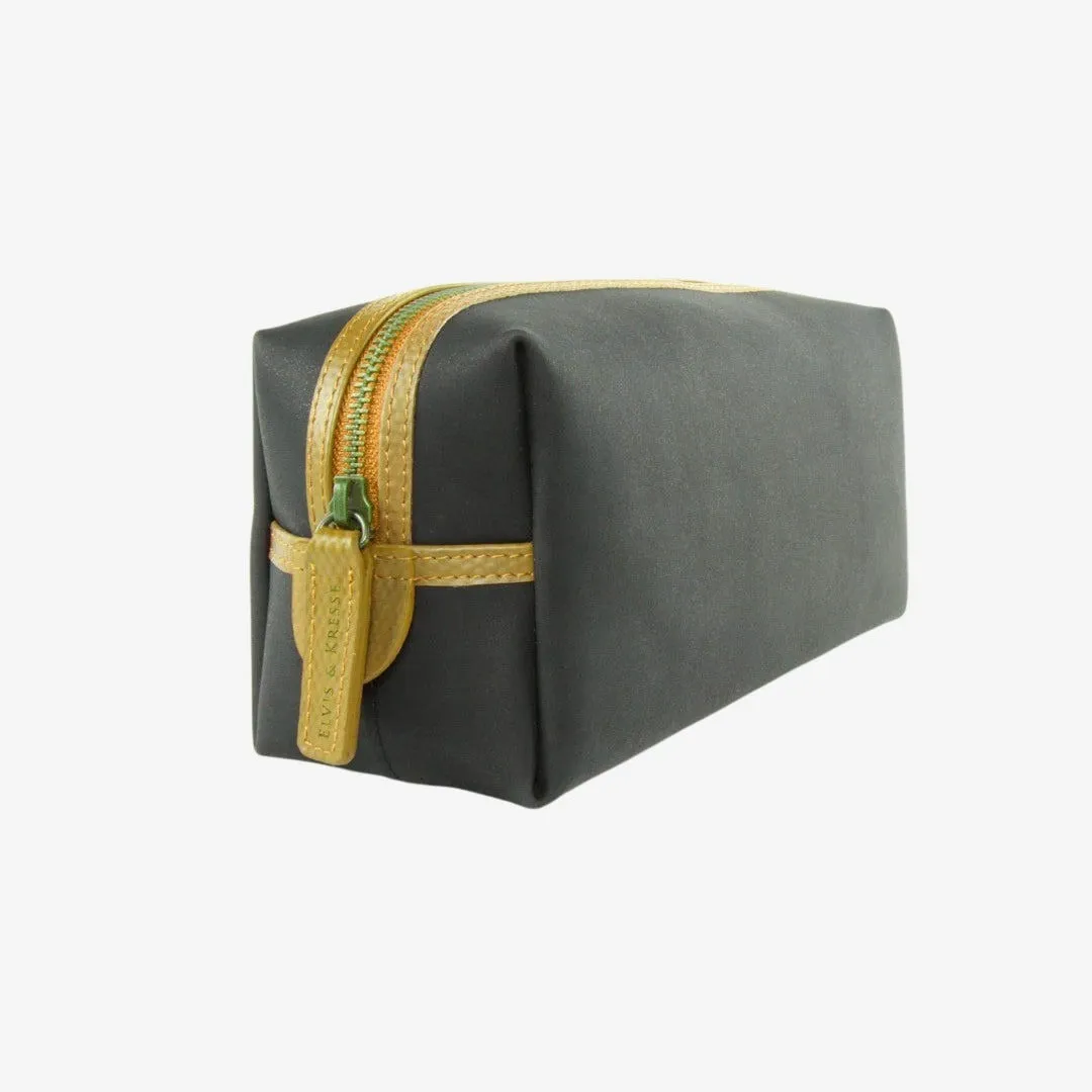 Washbag Medium - Black with Yellow Trim