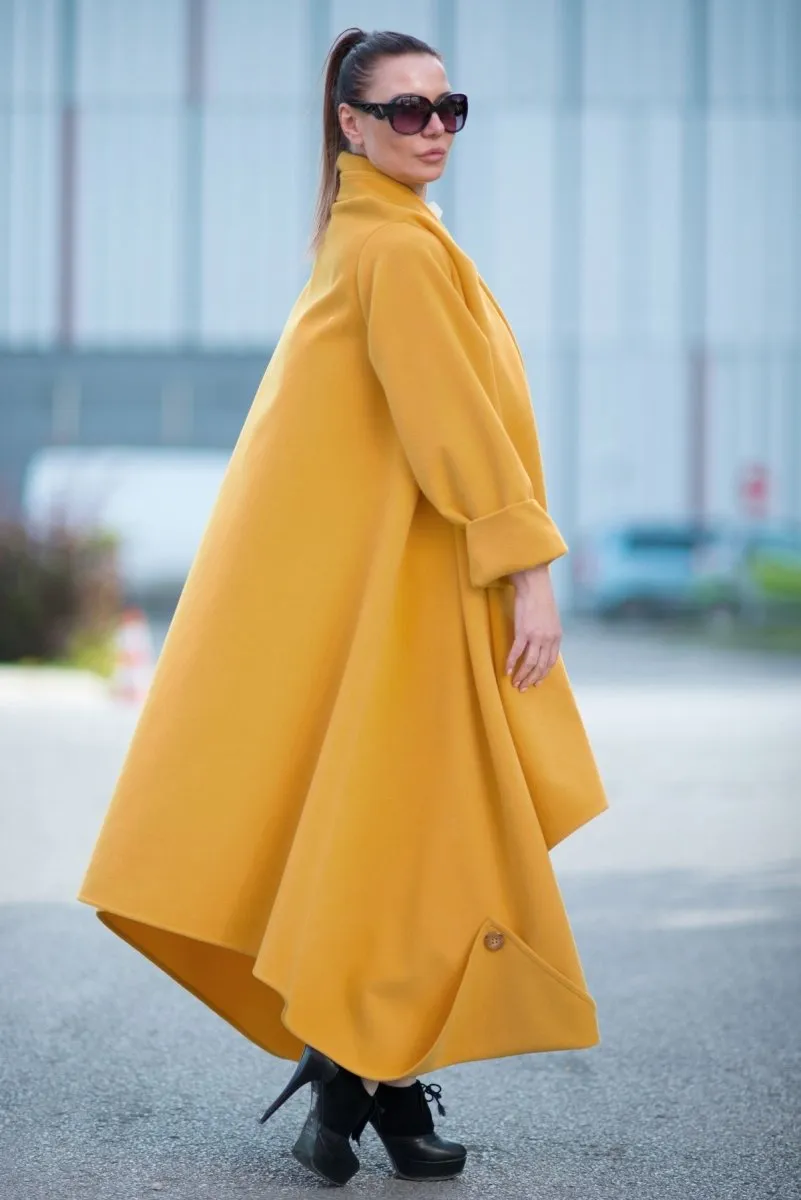 Winter Mustard Coat RENATA