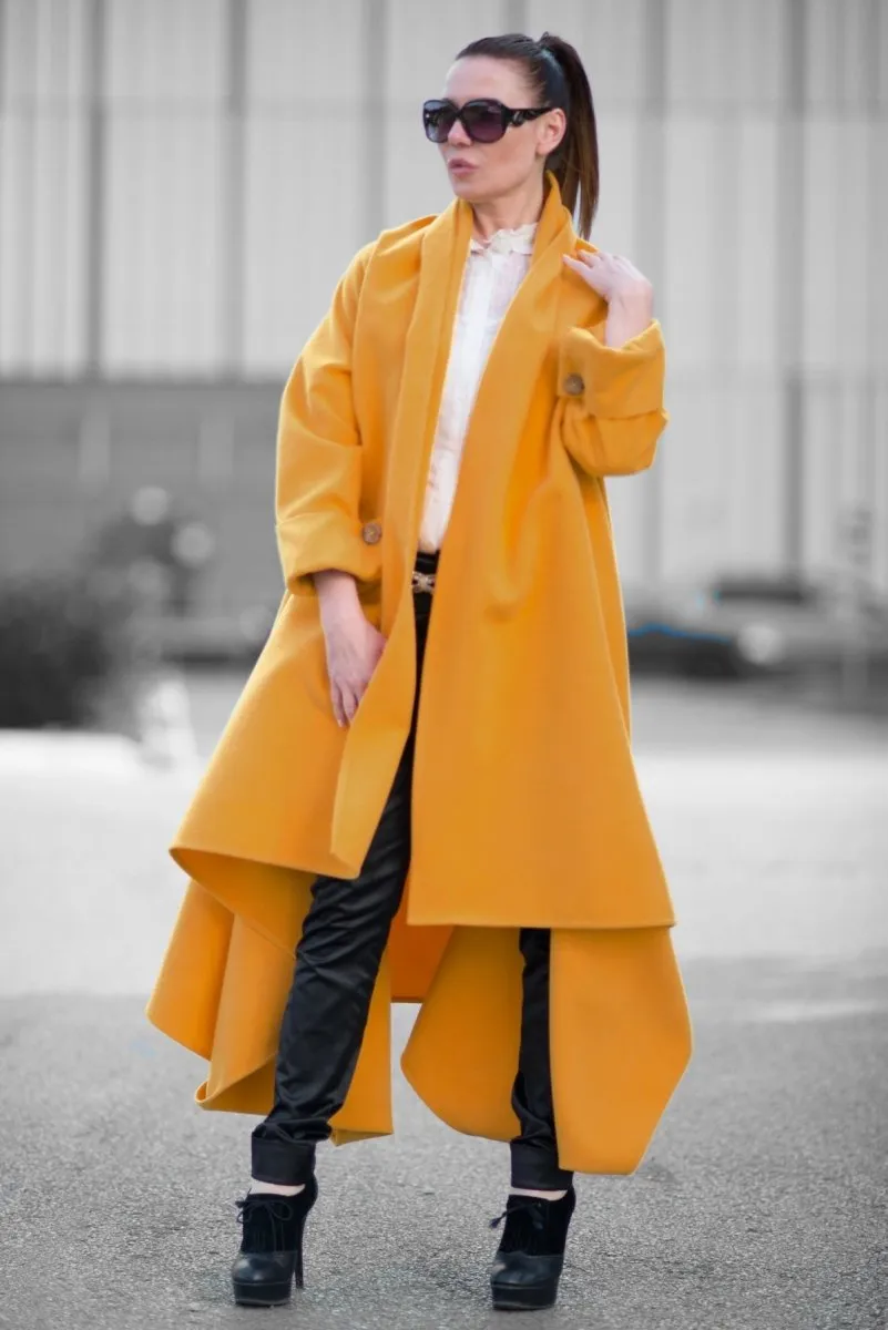 Winter Mustard Coat RENATA