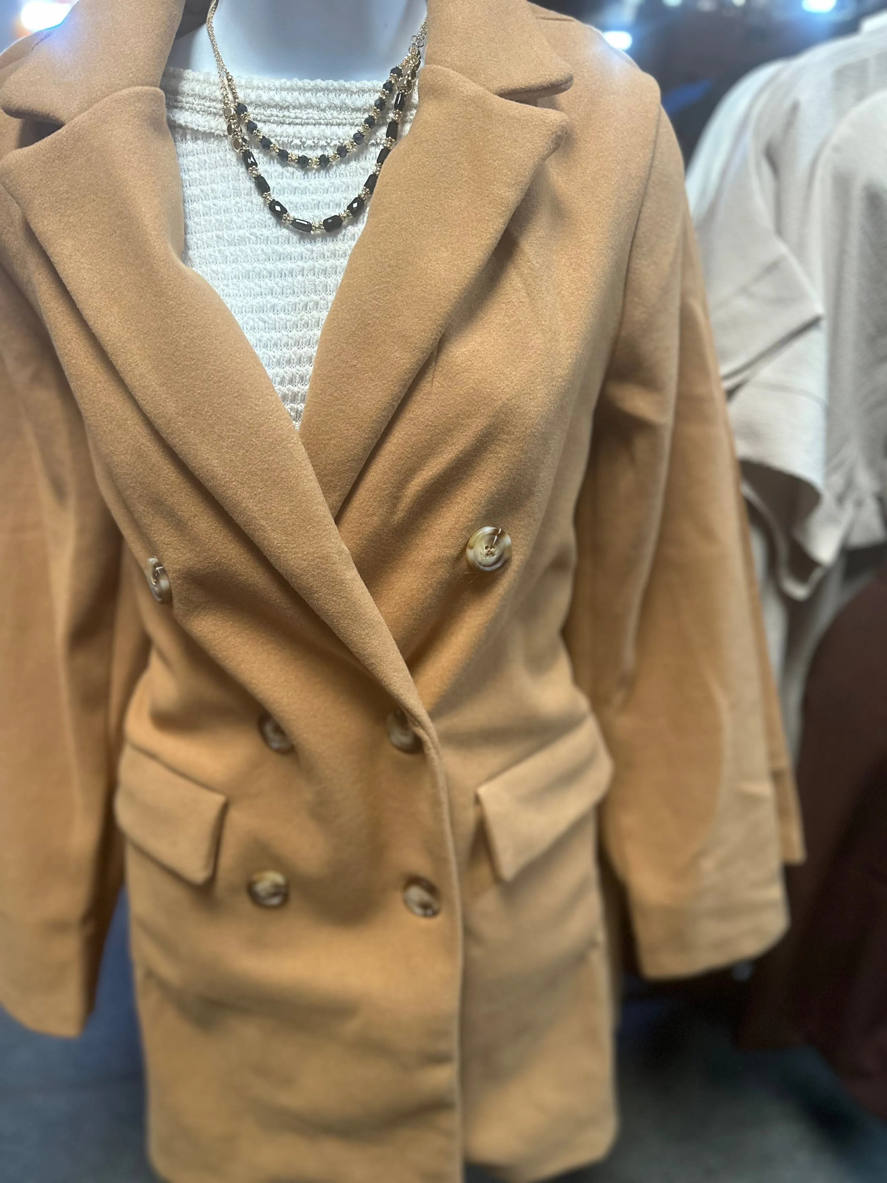 Women Coat/Camel-BJ07348