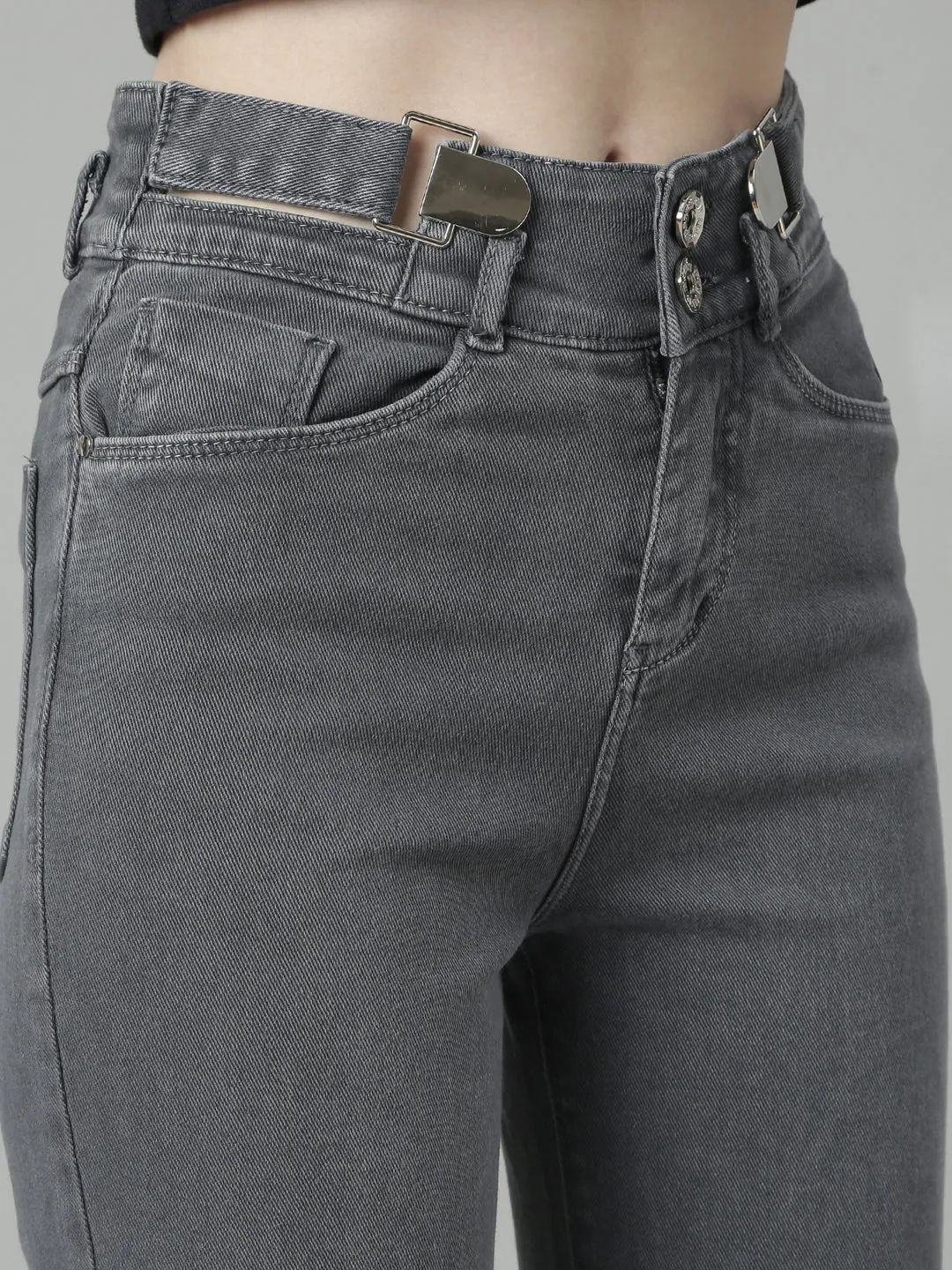 Women Grey Denim Jeans