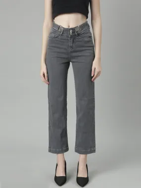 Women Grey Denim Jeans
