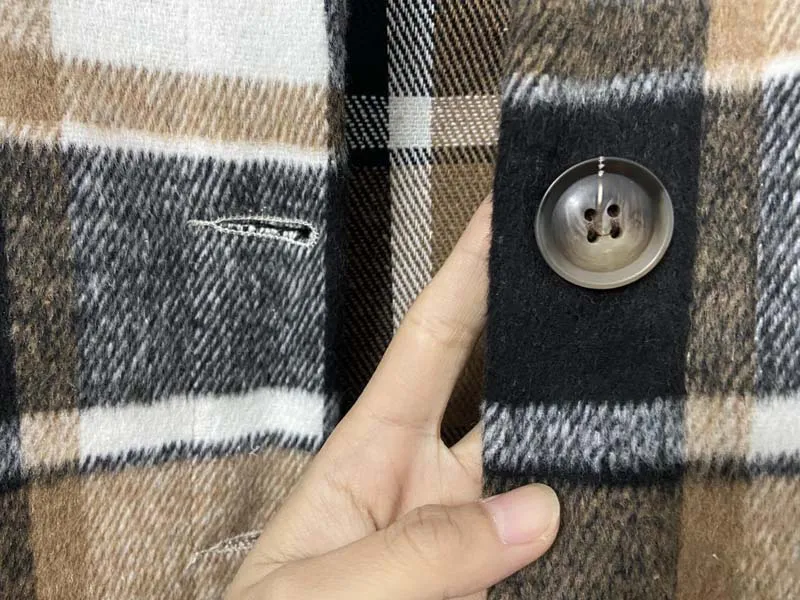 Women Plaid Checkered Jackets / Coats