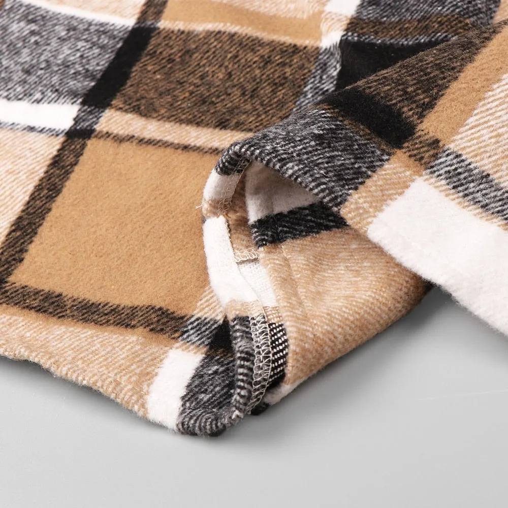 Women Plaid Checkered Jackets / Coats